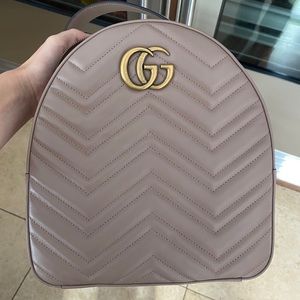 Gucci GG Marmont quilted leather backpack